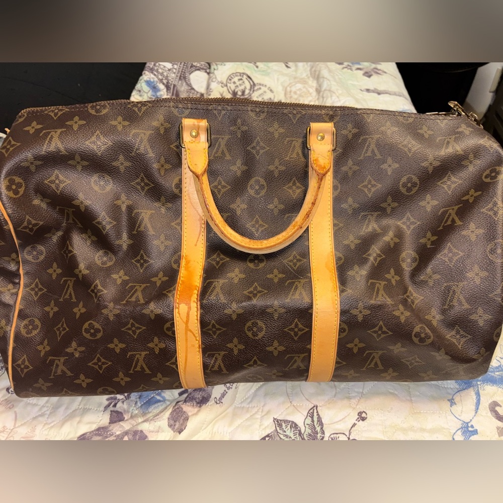 Louis Vuitton vintage Weekender Bag!